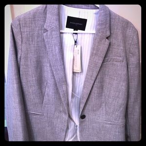 **NEW** never worn. 8p Banana Republic grey blazer